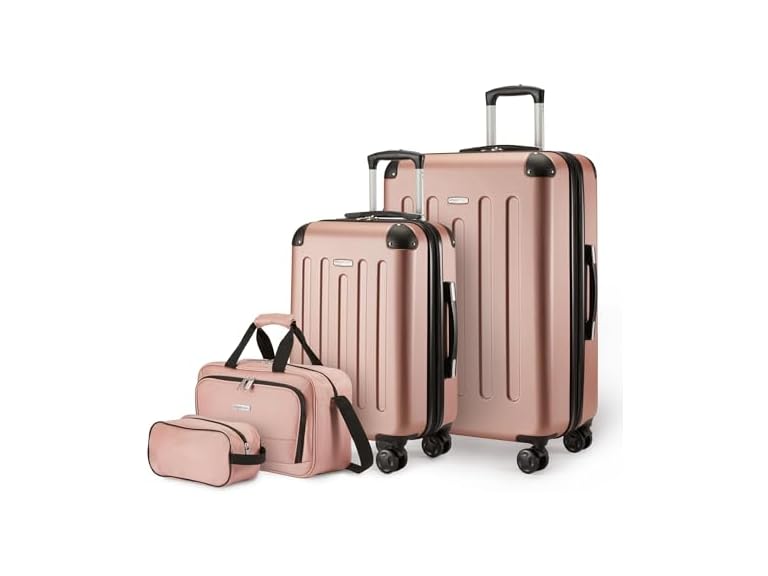 Amazon Basics 4-Piece Luggage Set