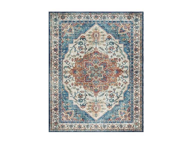 Gertmenian Boho Rug 5x7 Soha Blue