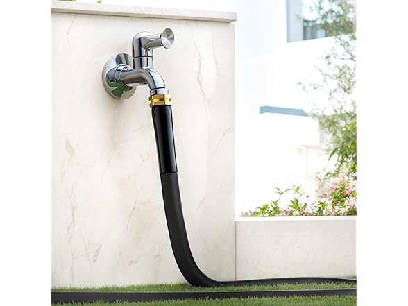 2025 Upgraded 50FT Non-Expanding Garden Hose
