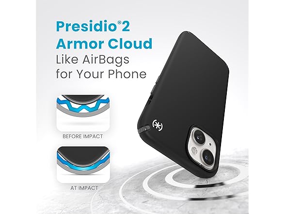 Speck Black iPhone 15 Plus Case MagSafe