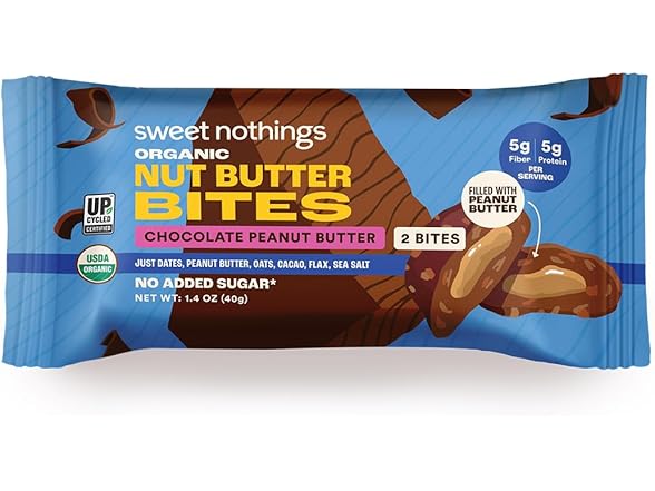 12PK Sweet Nothings, Chocolate, Organic Nut Butter Bites