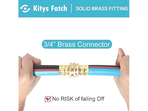 Kitys Fatch Flexible Garden Hose | 50ft | 5/8"