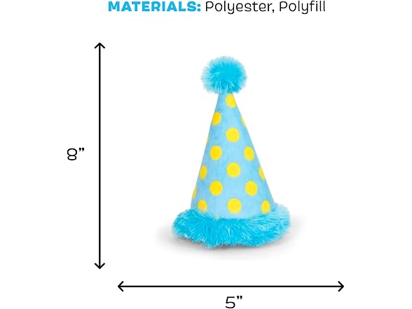 BarkBox The Party Farter Dog Toy | Wearable Party Hat Toy - Gallery 5