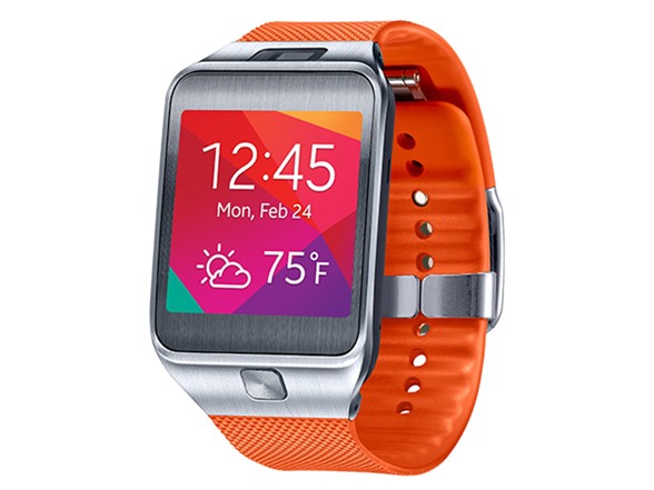orange samsung smartwatch