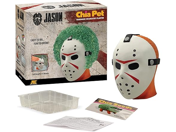Chia Pet Friday The 13th Jason with Seed Pack