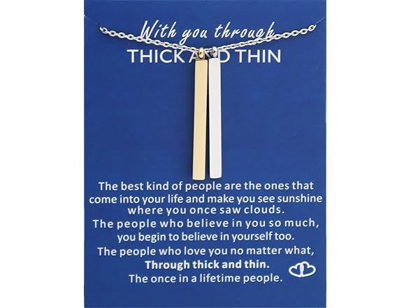 Ankiyabe Through Thick and Thin Necklace