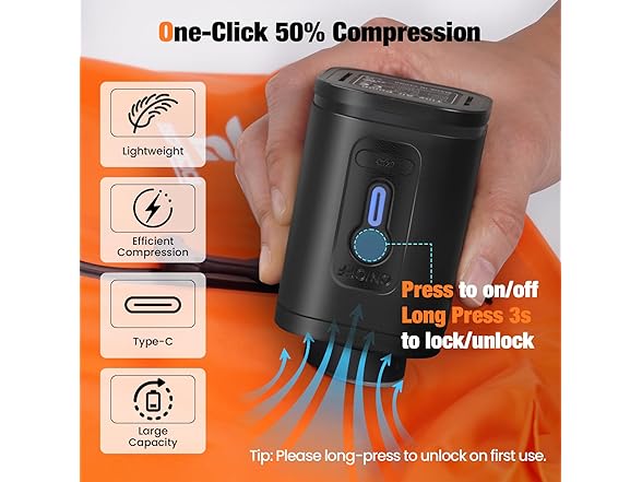 3 Pack Vacuum Bags for Travel