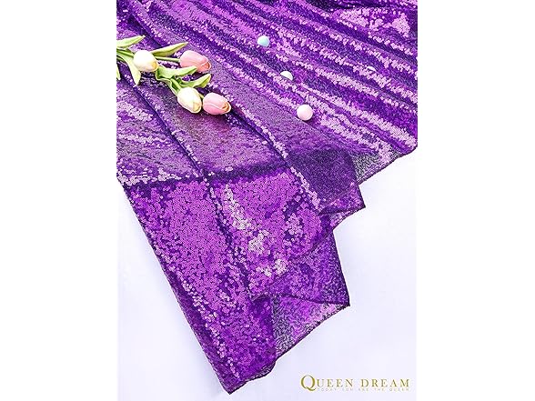 9ft Purple Table Skirts
