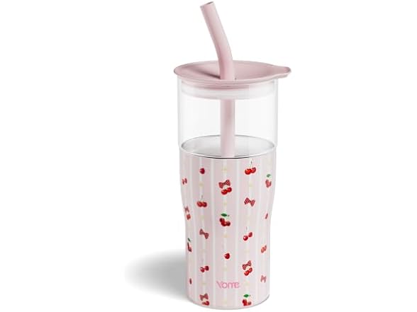 Elegant Bow Pink Insulated Glass