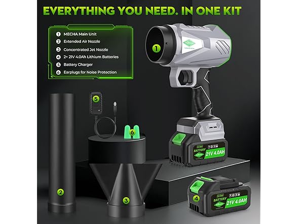 NineTrees Leaf Blower Cordless