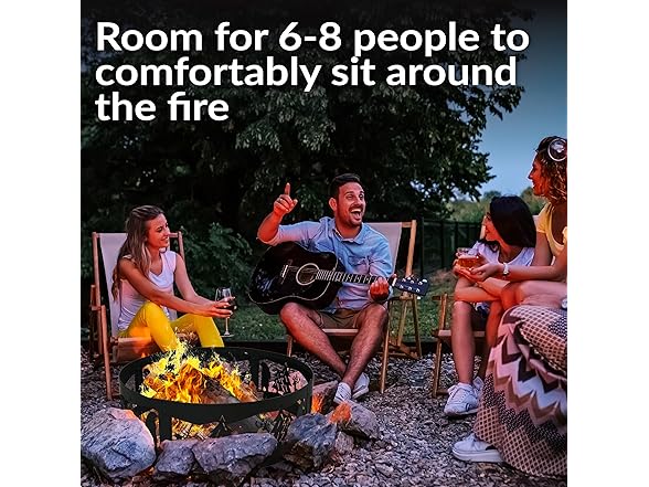 Sunnydaze 36-Inch Outdoor Fire Ring