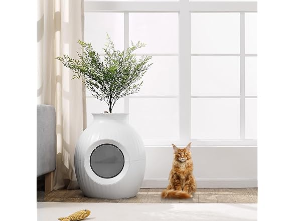 VEVOR Plant Cat Litter Box, Smart Odor
