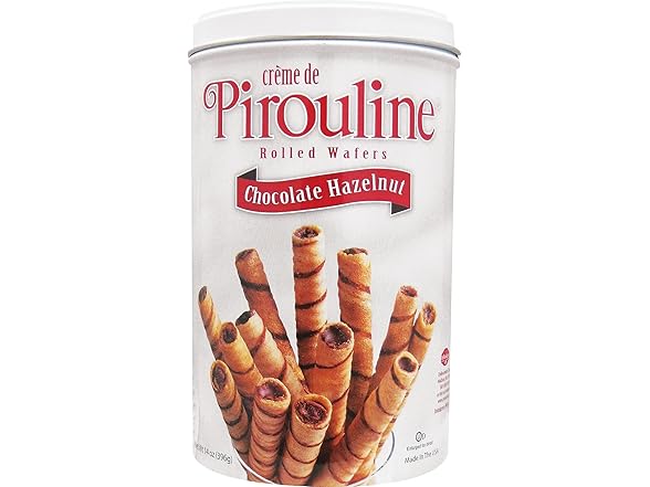 De Beukelaer Chocolate Hazelnut Pirouline Wafers