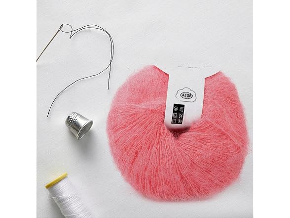 ViaGasaFamido 26g/Skein Mohair Yarn, Soft