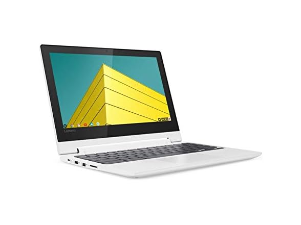 Lenovo Chromebook C330 2-in-1 Convertible Laptop, 11.6" HD Display, MediaTek MT8173C, 4GB RAM, 64GB Storage, Chrome OS, Blizzard White (Open Box)