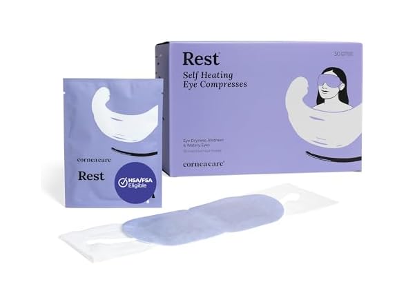 CorneaCare Self Heating Warm Eye Compress 30ct