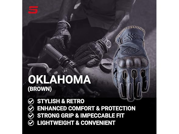 FIVE GLOVES Oklahoma Motorcycle Gloves