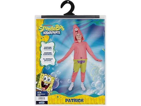 SpongeBob SquarePants Patrick Official Costume (S)