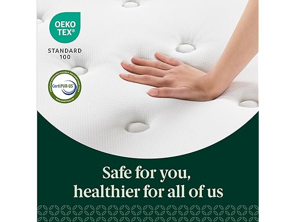 ZINUS 10" Comfort Support Hybrid Mattress, King