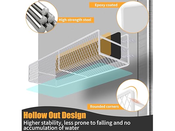 Magnetic Spice Rack for Refrigerator