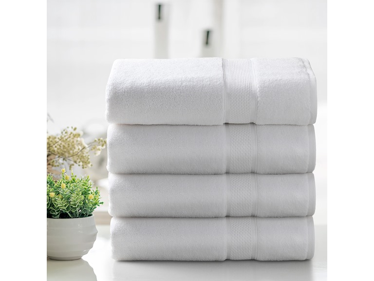 Kathy Ireland 4 Pc Plush Bath Sheets - Gallery 7