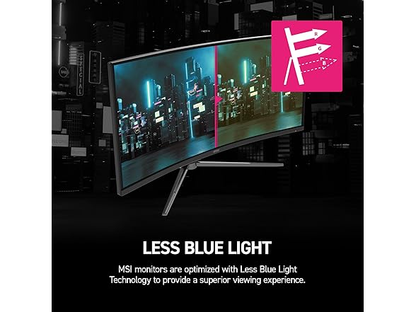 MSI 34" UWQHD Curved Monitor | MPG 346CQRF X24