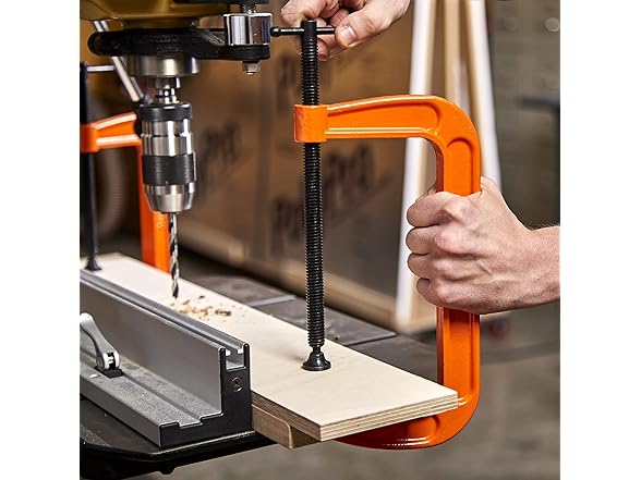 PONY Pony Jorgensen 2680 8-Inch C-Clamp, Orange