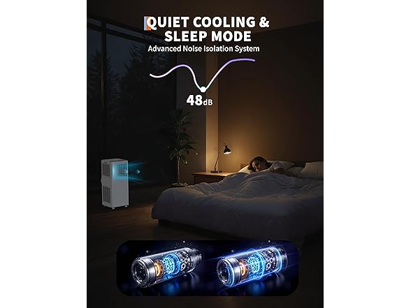 Vossfamul 8k BTU Portable Air Conditioner