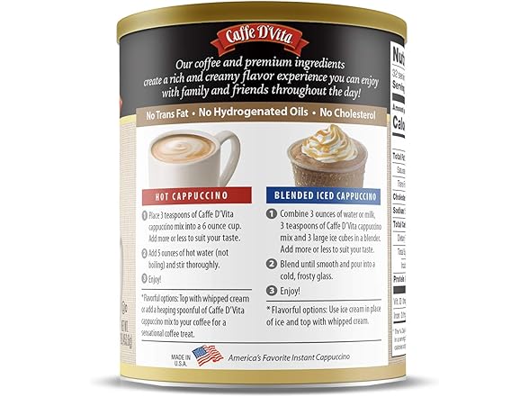 Caffe D'Vita Pumpkin Spice Latte Cappuccino