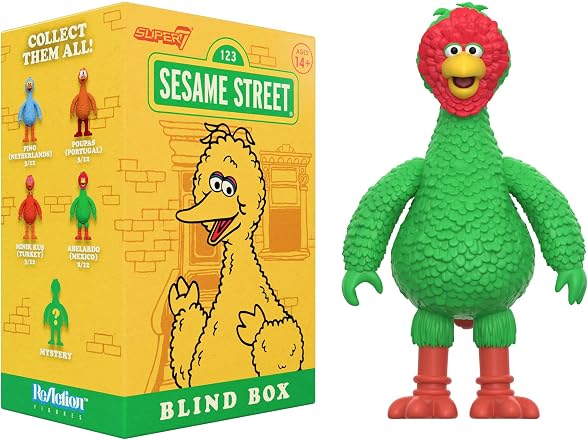 Super7 Sesame Street Big Birds Blind Box Flat - (12 Pack)