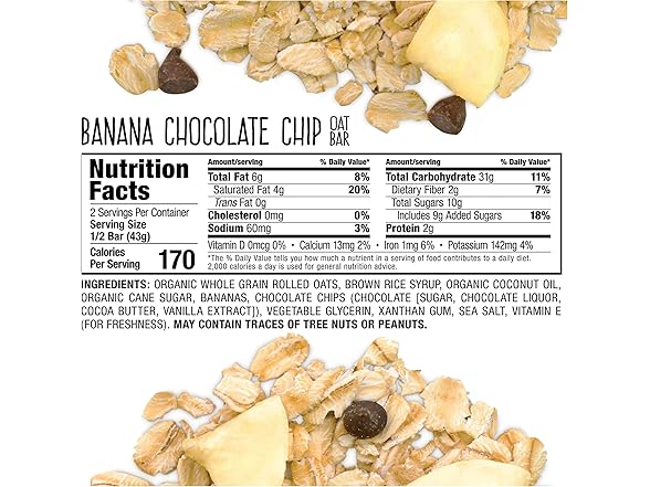 BoBo's Oat Bars All Natural Bar Banana -- 3 oz