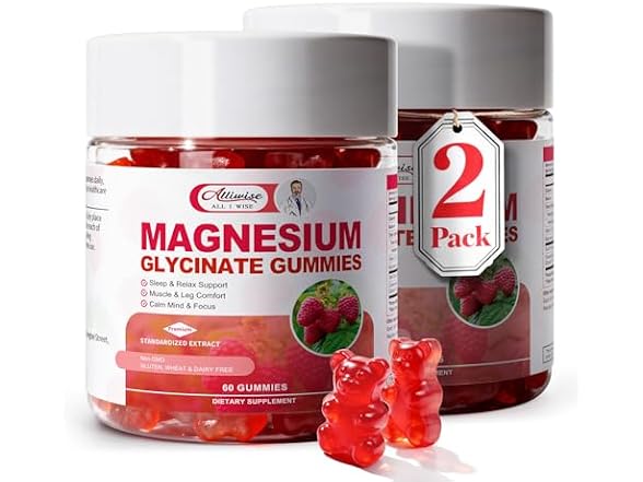 2pack Magnesium Glycinate Gummies
