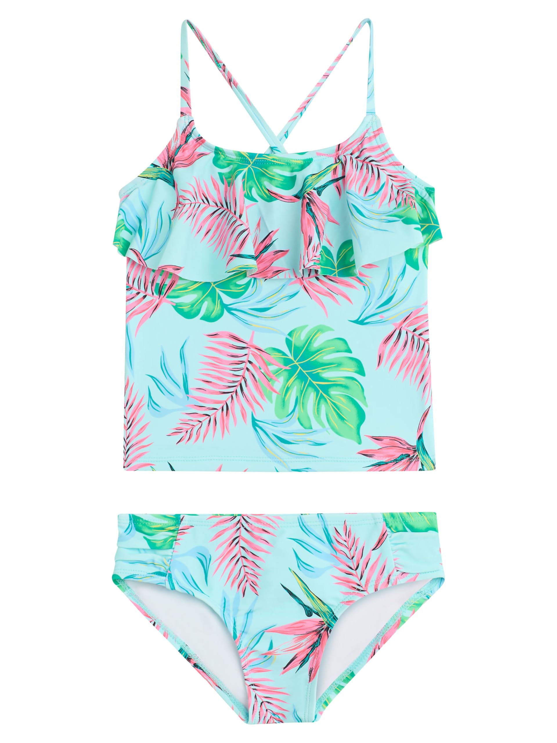 Kanu Surf Girls Charlotte Flounce Tankini Swimsuit - Gallery 13
