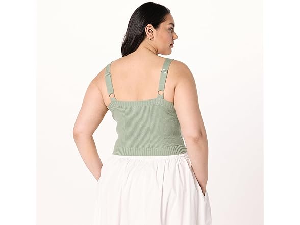 The Drop Womens Zadie Cropped Sweater Tank (S)