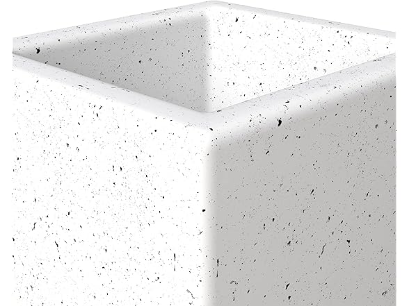 LeisureMod TP24DW Tera Planter Dotted White