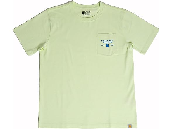 Carhartt Men (XS) Logo T-shirt Hint Lime