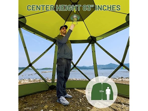 Timber Ridge Green Pop Up Canopy Tent