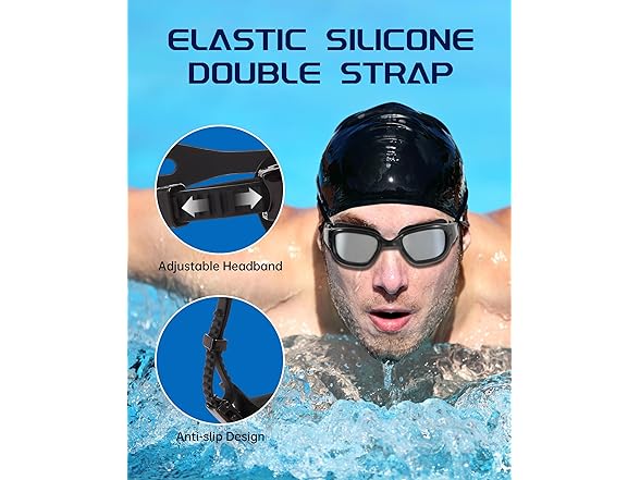 Hurdilen Swim Goggles with Cap