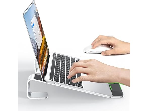 NTMY Laptop Stand w/Wrist Rest