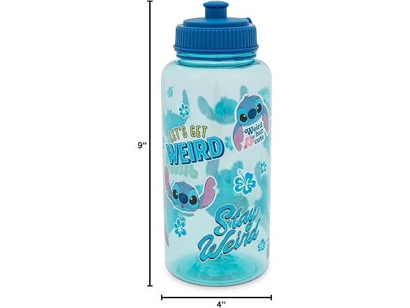 Silver Buffalo Lilo and Stitch Bottle