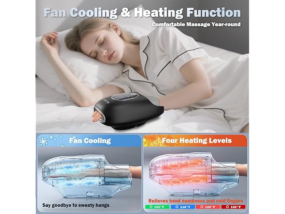 Hand Massager With Heat And Compression