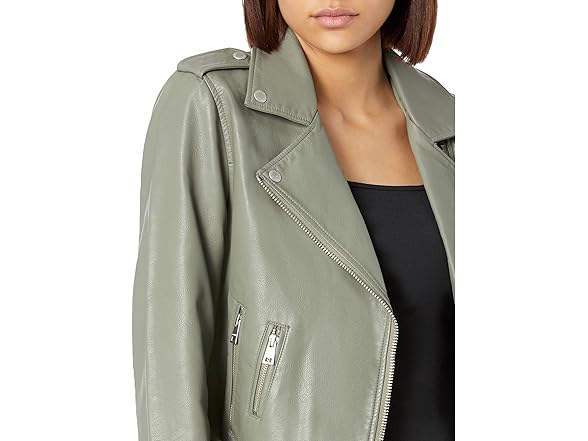 Levis Womens Faux Leather Moto Jacket