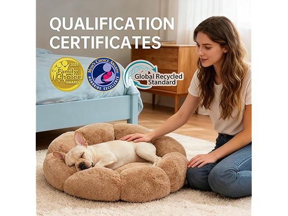 Calming Donut Dog & Cat Bed