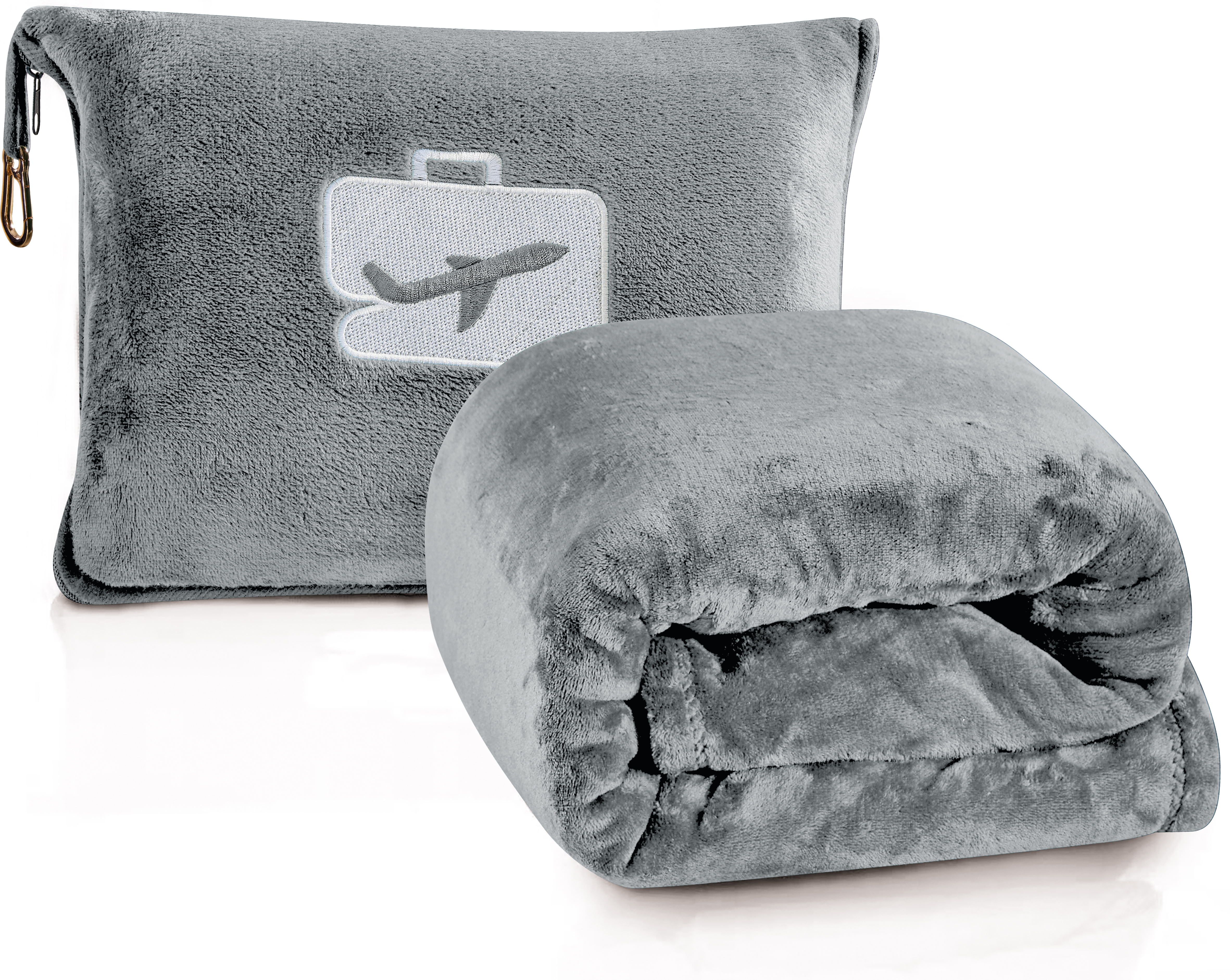 1 or 2Pk Comfort Fly Travel Blanket - Gallery 13