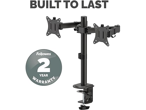 Fellowes Everyday Adjustable Dual Monitor Arm