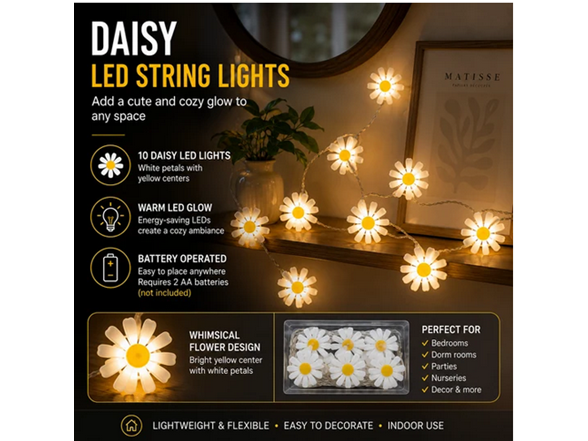 Daisy LED String Lights - Gallery 2
