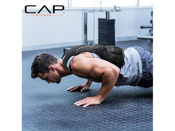 CAP Barbell Adjustable Weighted Vest, 20-Pound