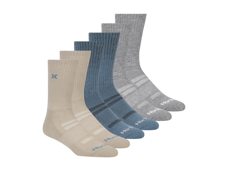 Hurley Men's 12-Pairs Crew Socks