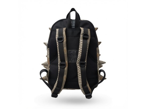 MadPax Spiked Green Reptile Skin Backpack (Medium)