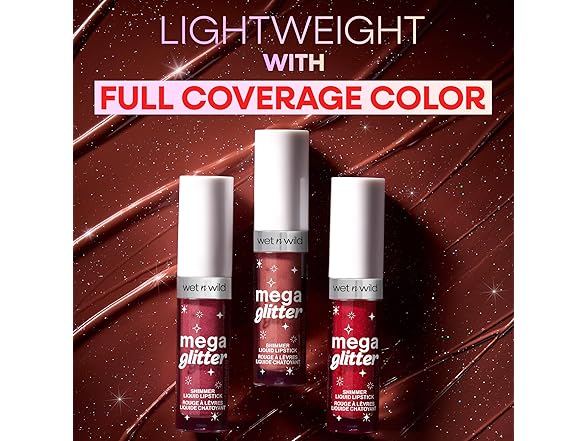 wet n wild Mega Glitter Shimmer Liquid Lipstick